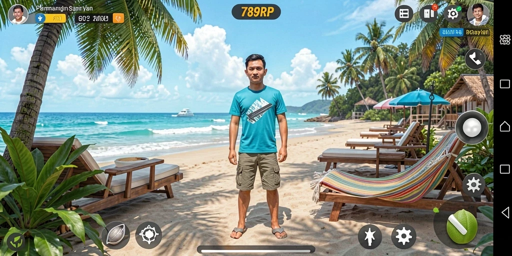 Screenshot gameplay 789RP menampilkan grafik yang menawan dan interaksi yang seru.