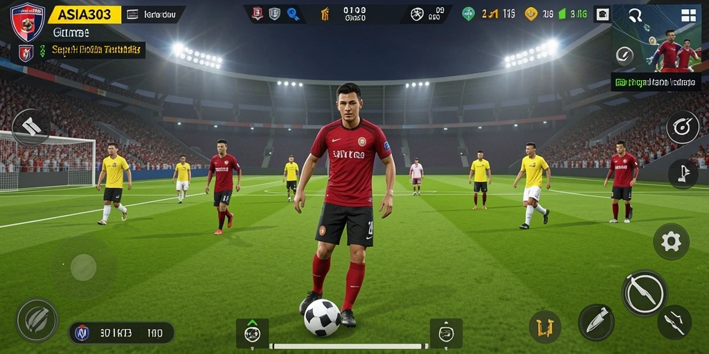 Screenshot gameplay ASIA303 yang menampilkan aksi pertandingan spektakuler.