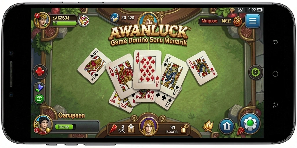 Tampilan gameplay AWANLUCK yang seru dan menarik.