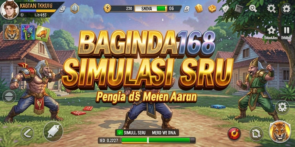 Tampilan gameplay seru dari BAGINDA168 yang menampilkan simulasi interaktif.