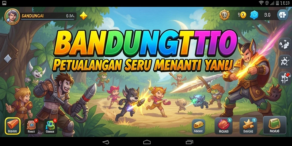 Tampilan gameplay petualangan yang seru dari BANDUNGTOTO.