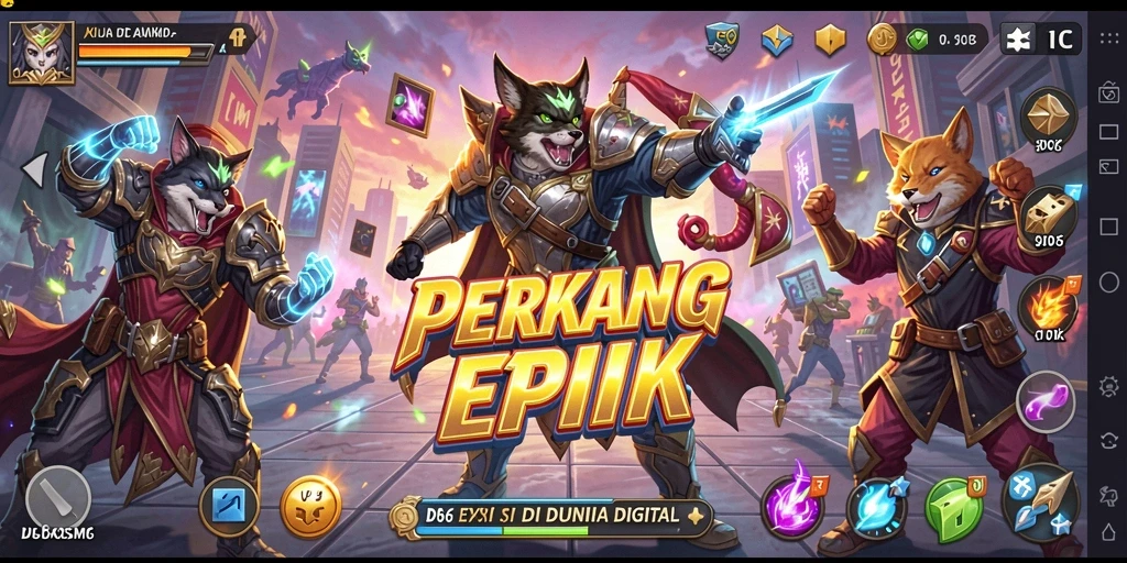 Tampilan Gameplay Aksi Menegangkan D06 di Layar.