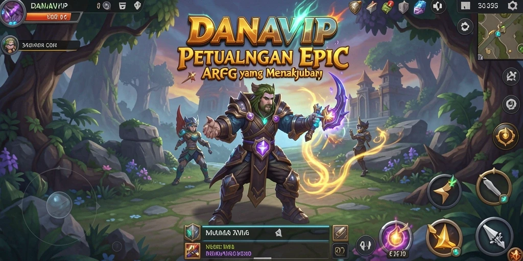 Gameplay menakjubkan dalam petualangan ARPG yang mendebarkan.