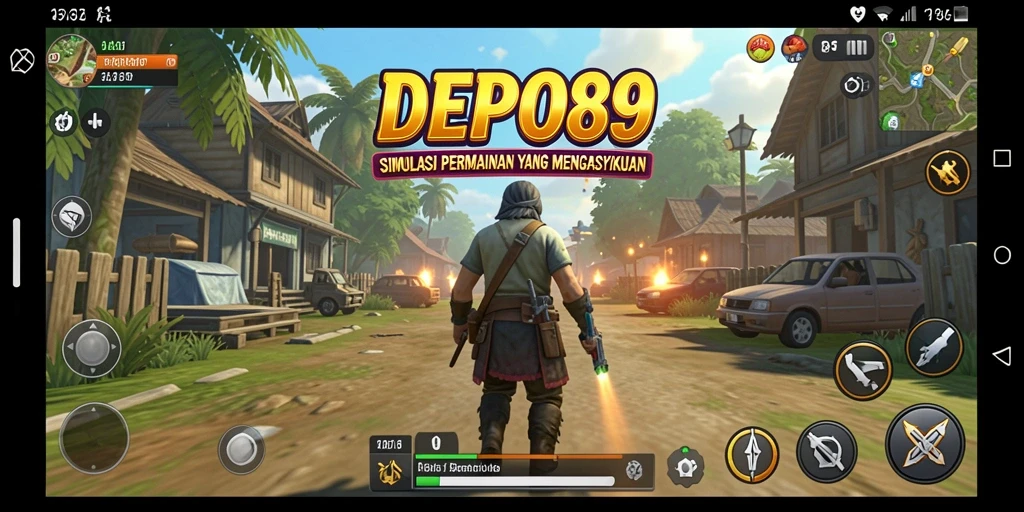 Screenshot gameplay DEPO89 menunjukkan interaksi dalam simulasi yang menarik.