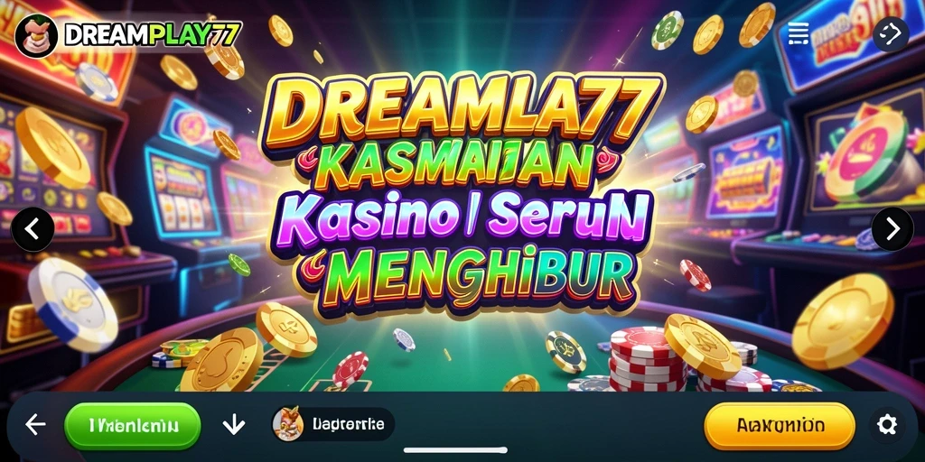 Tampilan menarik dari gameplay Kasino di DREAMPLAY77.