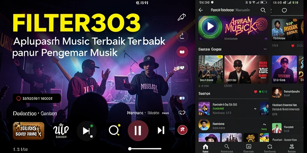 Tampilan gameplay dari aplikasi FILTER303 yang menarik dan interaktif.