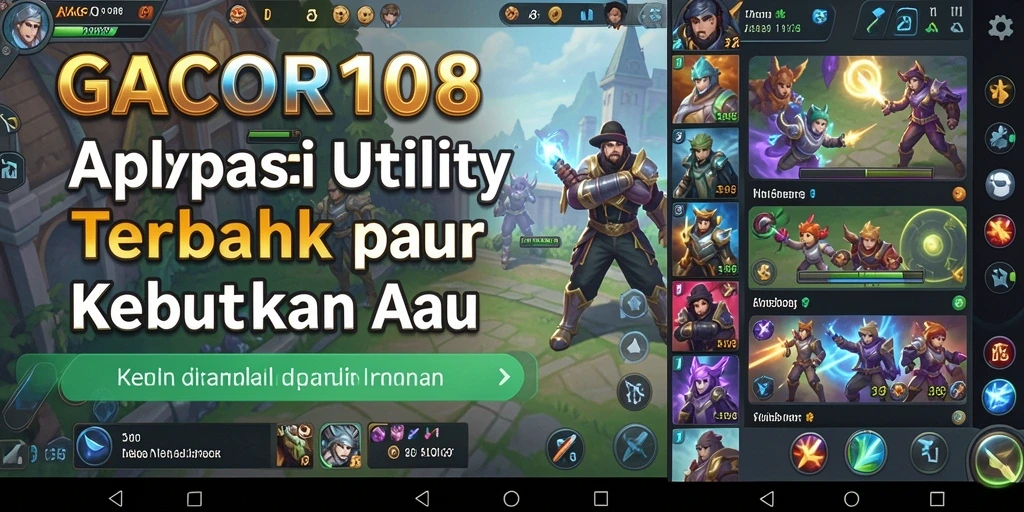 Tampilan antarmuka GACOR108 yang sederhana dan intuitif.