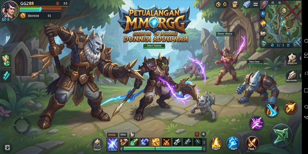 Tampilan gameplay menarik dalam dunia fantastis <strong>GG288</strong>.