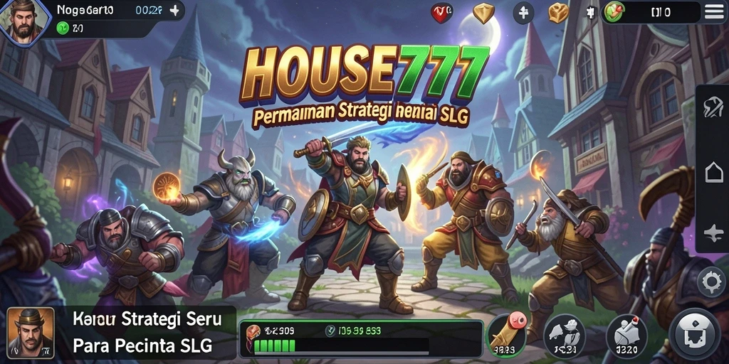 Tampilan gameplay <strong>HOUSE777</strong> yang mendebarkan dan penuh strategi.