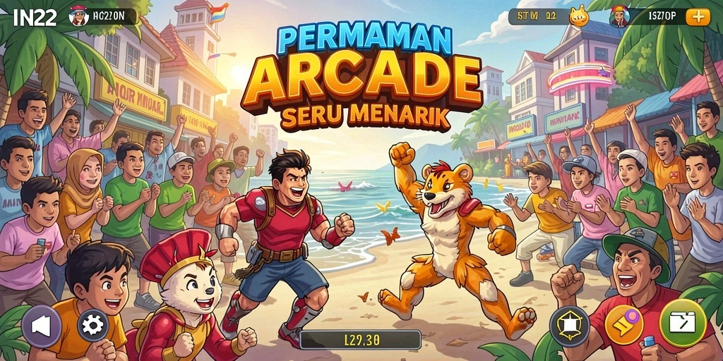 Gameplay seru IN22 yang penuh tantangan dan kesenangan.