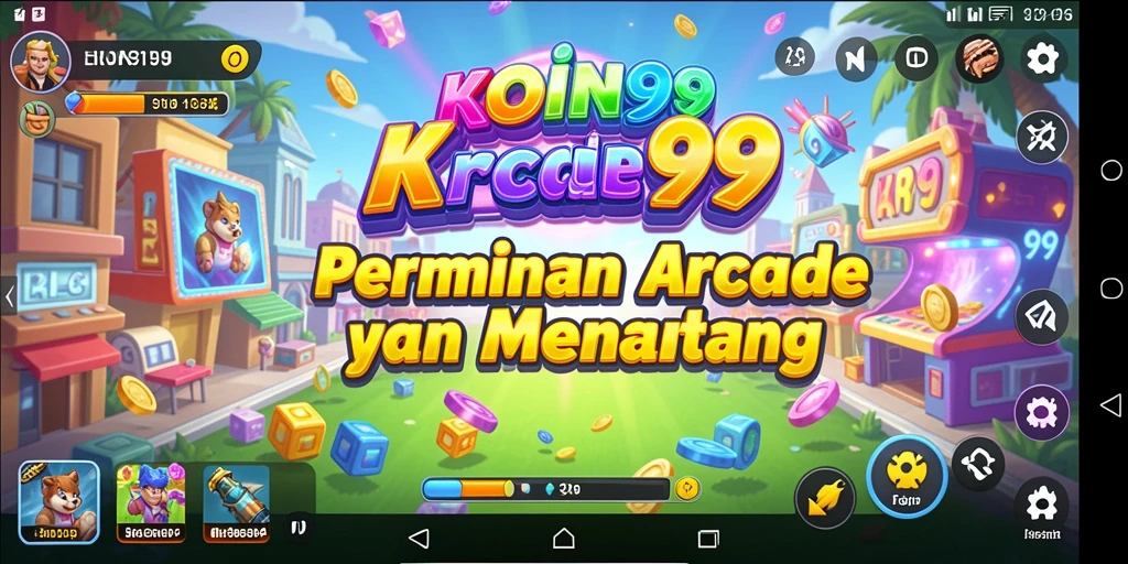 Tampilan gameplay KOIN99 yang seru dan menantang.