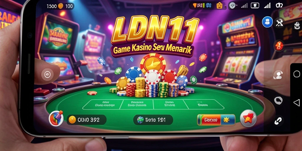 Tampilan gameplay LDN11 yang mengasyikkan dan penuh warna.