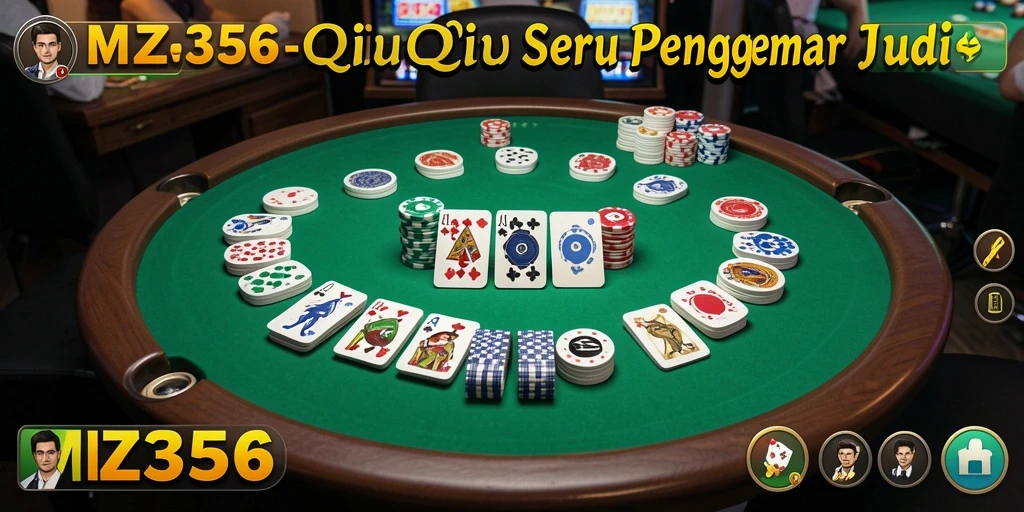 Screenshot permainan QiuQiu MZ356 yang penuh aksi.