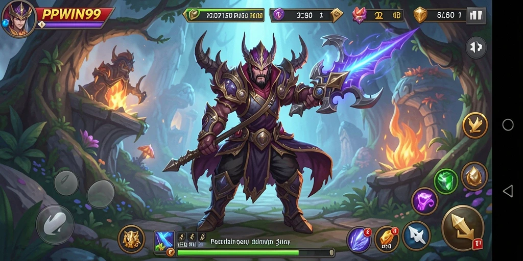 Screenshot utama PPWIN99 menampilkan aksi seru dalam gameplay Adventure.