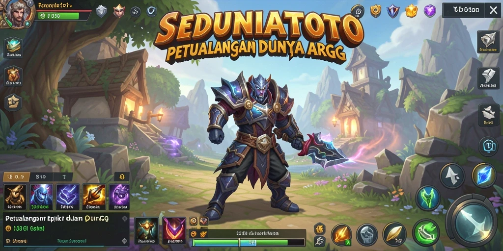 Gameplay seru SEDUNIATOTO menampilkan aksi epik dan pertarungan mendebarkan.
