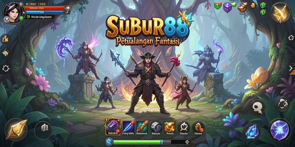 Tampilan gameplay RPG SUBUR88 yang memukau dan dinamis.