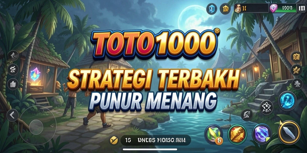 Tampilan gameplay TOTO1000 yang menegangkan dan strategis.