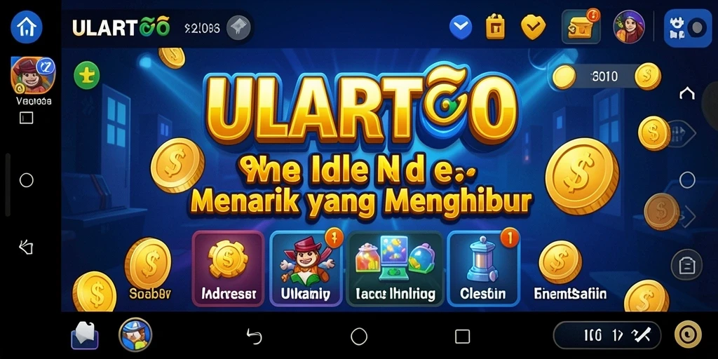 Screenshot utama ULARTOTO yang menampilkan gameplay Idle yang memikat.