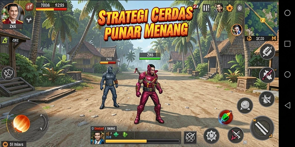 Tampilan gameplay ZK6 yang menantang dengan elemen strategi yang kuat.
